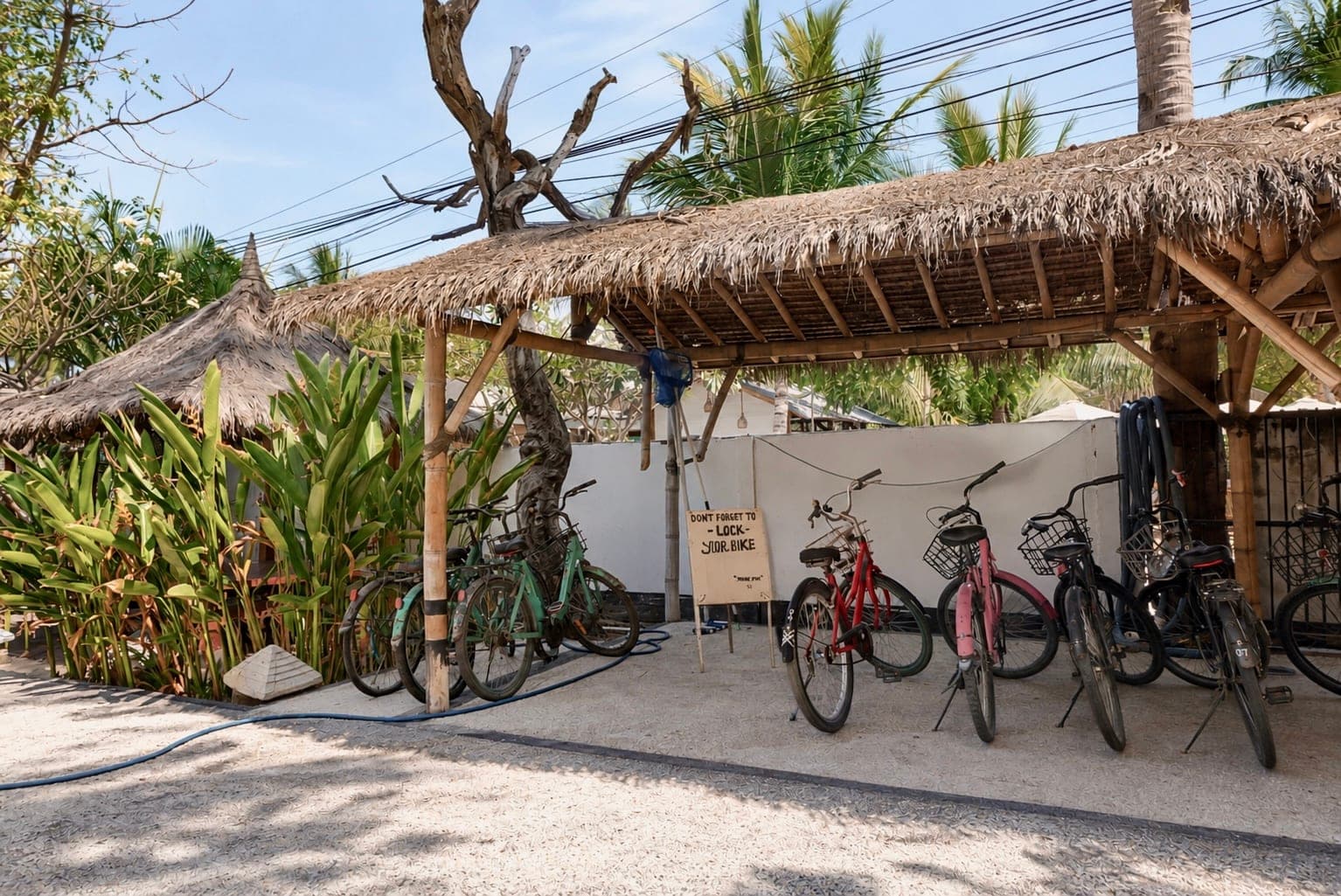 Hotel bicycle rental fleet